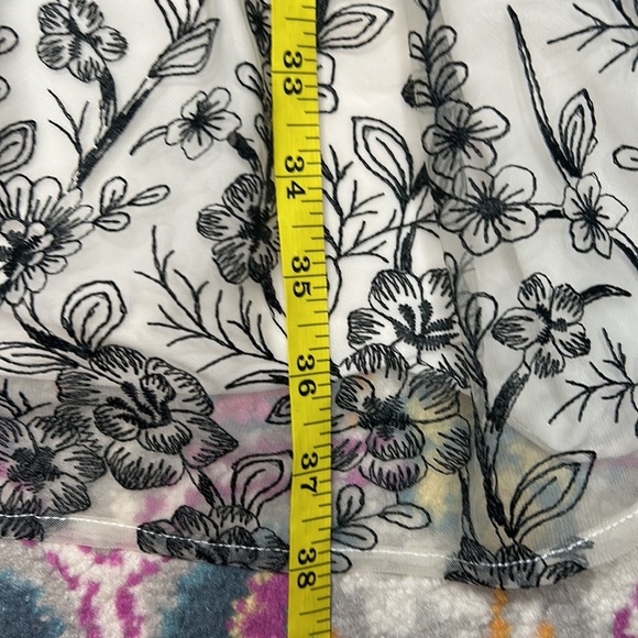 Gal Meets Glam Viola Raffia Embroidered Formal Cocktail Dress New Size 6 - Picture 12 of 13